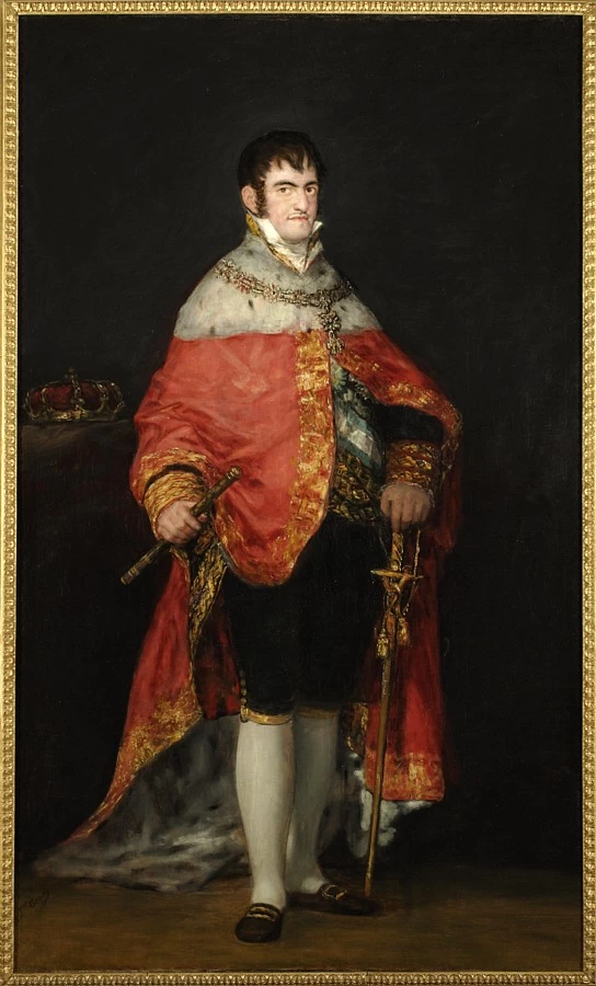 Francisco de Goya y Lucientes - 435, Ritratto di re Fernando VII, Museo di Saragozza